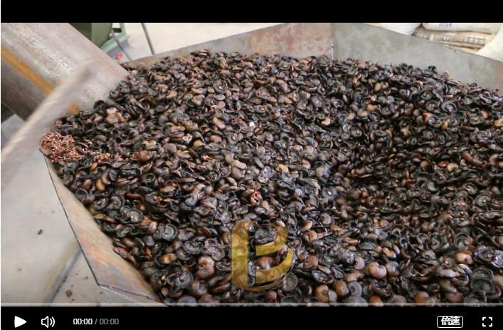环保国产精品麻豆系列炭化处理腰果外壳增加经济效益