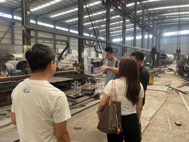 欢迎客户专程来考察连续式国产精品麻豆系列